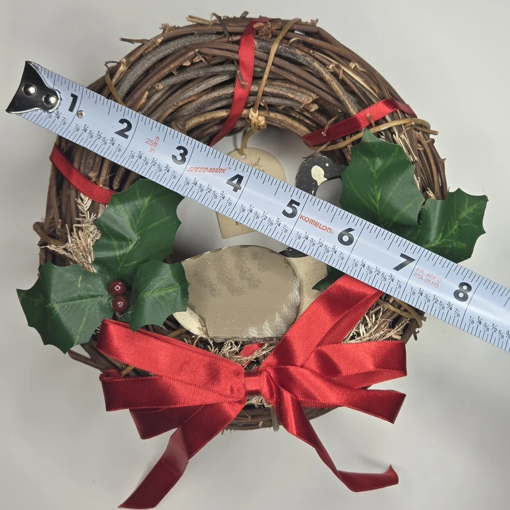 Cottagecore Goose Wreath with Red Accents Special Gifts By Crowning Touch